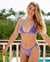 EIDON Haut de bikini triangle Kali Sparkle Violet étoilé 3523300 - View1