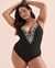 CHRISTINA ST-BARTH Lace Detail One-piece Swimsuit Black 30SB5013 - View1