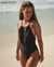 SANTEMARE Shiny Plunge One-piece Swimsuit Shiny Black 01400054 - View1