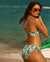 EAU DE SEA Bas de bikini noué aux hanches Green Island Vert tropical 01300308 - View1