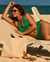 EAU DE SEA Green Island Triangle Bikini Top Verdant Green 01100278 - View1