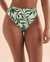 EAU DE SEA Bas de bikini taille haute Green Island Vert tropical 01300309 - View1