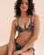 EIDON Sand & Sea Mila Triangle Bikini Top Black Tropical 35254107 - View1