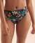 EIDON Sand & Sea High Waist Cheeky Bikini Bottom Black Tropical 35254153 - View1