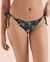 EIDON Sand & Sea Tiki Side Tie Brazilian Bikini Bottom Black Tropical 3525428 - View1
