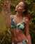 EVERYDAY SUNDAY Rainforest Tale D Cup Crossed Bikini Top Black Rainforest ESBEAW00904D - View1