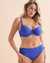 FANTASIE Beach Waves DD/E/F Cup Plunge Bikini Top Marine Blue FS502201 - View1