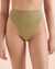 O'NEILL Saltwater Solids Matira High Waist Bikini Bottom Olive Green SP4474086B - View1