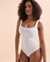 RIP CURL Premium Surf D Cup Square Neck One-piece Swimsuit White 0AYWSW - View1