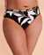 CHRISTINA ATRIUM IVY Mid Rise Bikini Bottom Black and white print 30AT3043 - View1