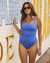 BLEU ROD BEATTIE Kore Scoop Neck One-piece Swimsuit Blue RBKK00784 - View1