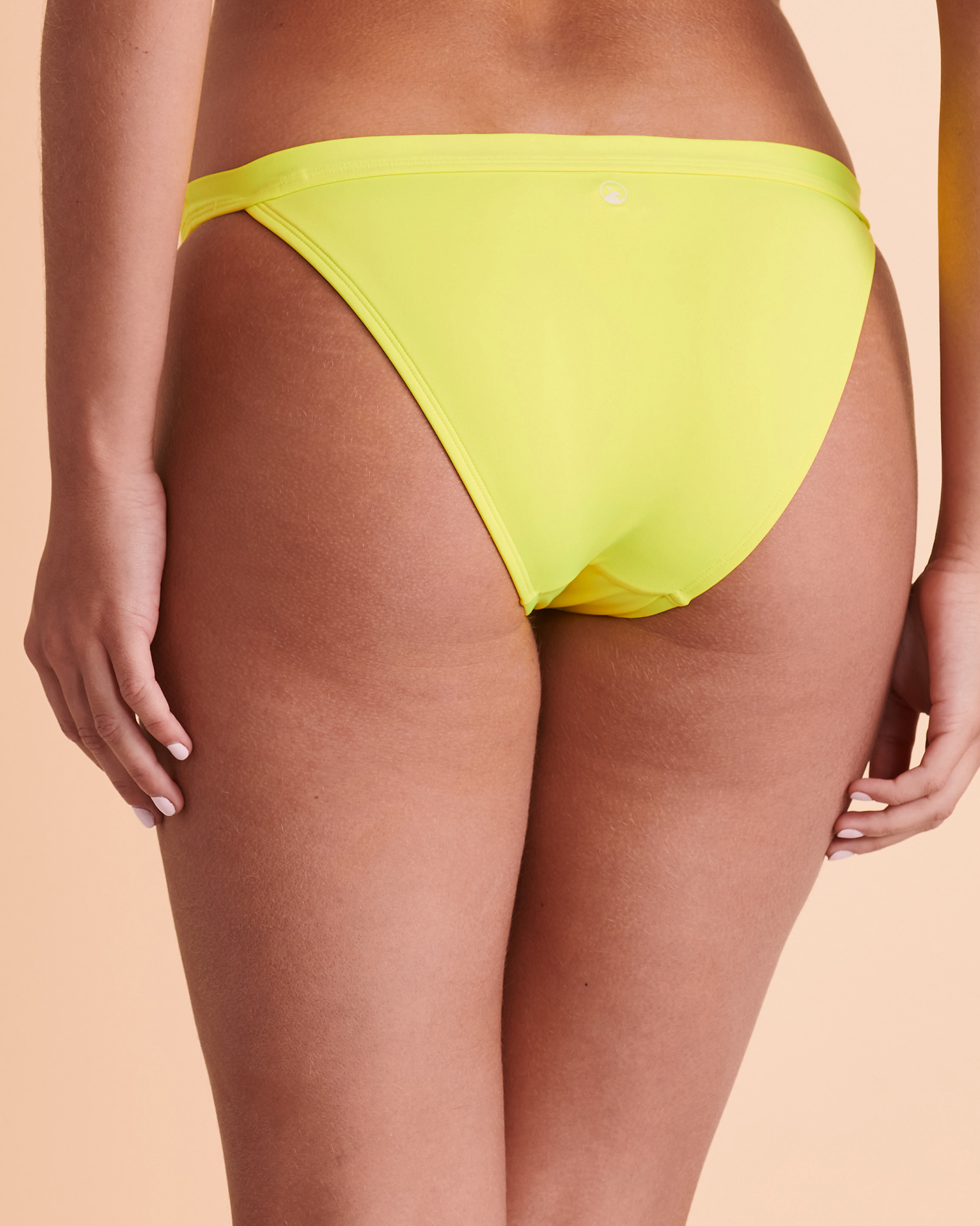 SEATONIC SOLID Brazilian Bikini Bottom Yellow 01300122 - View2