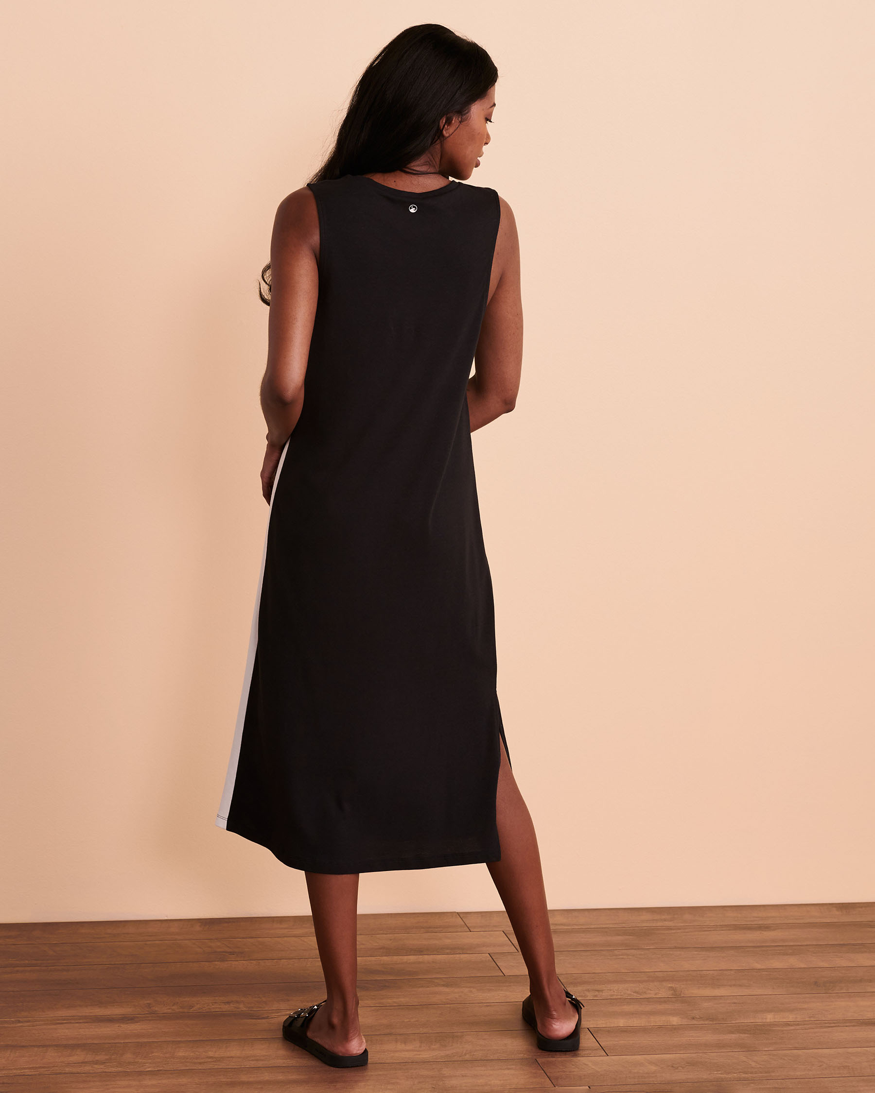 SEATONIC Sleeveless Maxi Dress Black 02300063 - View2