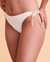 TROPIK Bas de bikini brésilien TEXTURED Blanc brillant 01300127 - View1