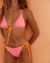 DIPPIN'DAISY'S Haut de bikini triangle COVE Rose D4103 - View1