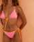 DIPPIN'DAISY'S COVE Triangle Bikini Top Pink D4103 - View1