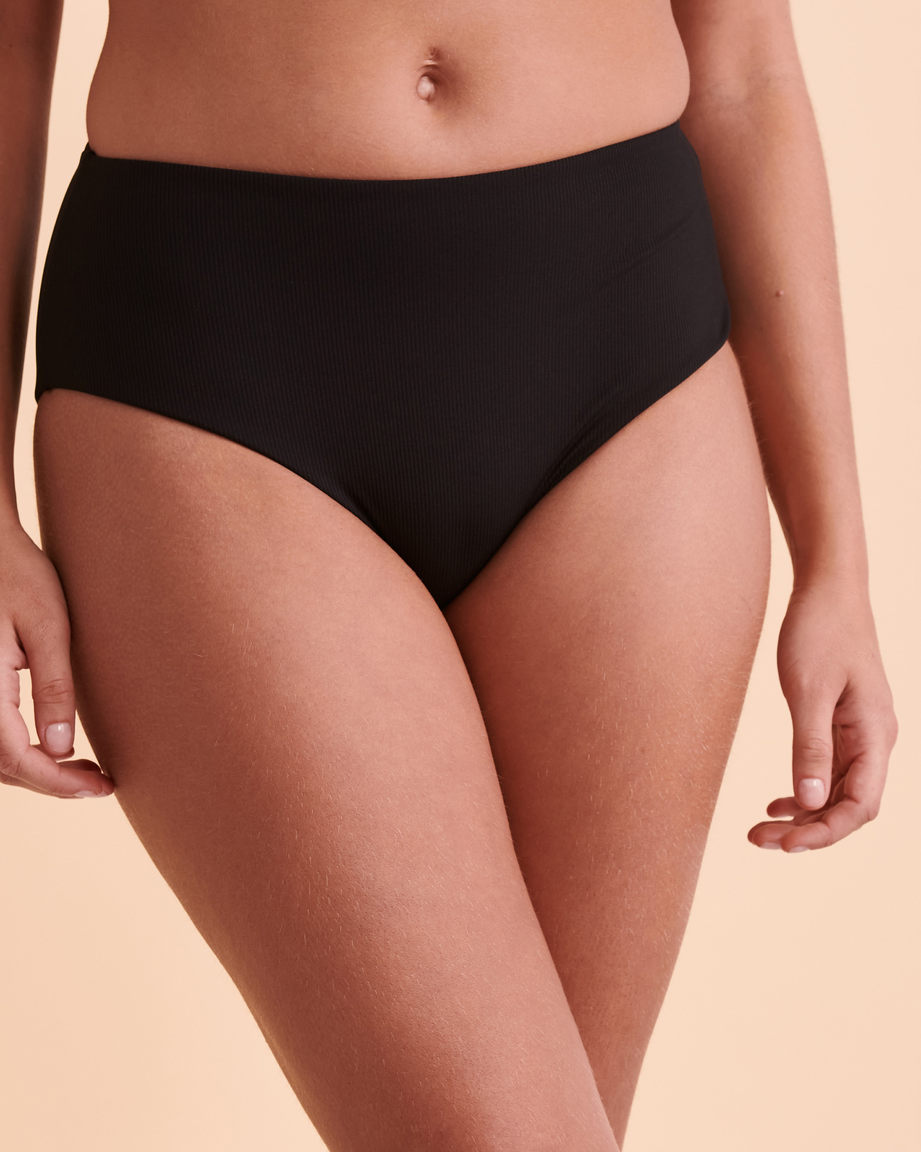 MAAJI JADE BLACK Mid Waist Reversible Bikini Bottom Black 3255SBC602 - View1