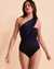 MAGICSUIT COLORBLOCK One Shoulder One-piece Swimsuit Navy 6006073 - View1
