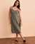TURQUOISE COUTURE Linen Buttoned Dress Green 02300069 - View1