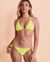 GUESS CAUTION YELLOW Triangle Bikini Top Neon yellow E02J25MC044 - View1