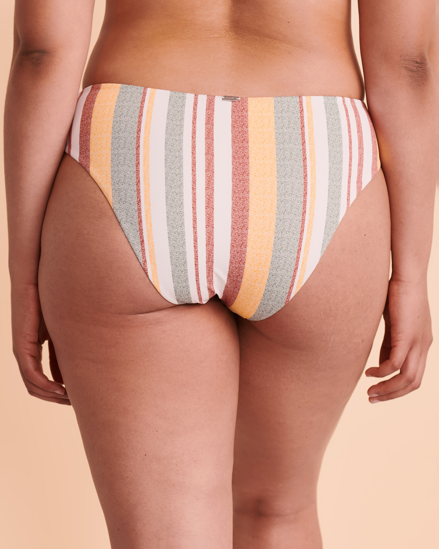 TROPIK IRREGULAR STRIPE High Leg Bikini Bottom Soft stripes 01300095 - View6