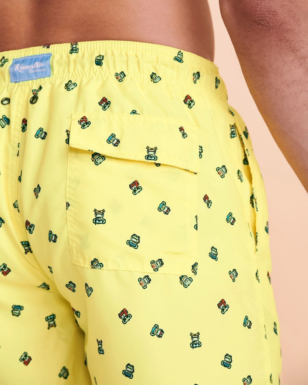 KUWALLA Recycled Volley Swimsuit Lime Bikini Village