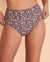 NANA CABO Sylvia Mid Waist Bikini Bottom Ditsy floral NZ025 - View1