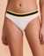 SEATONIC Bas de bikini jambe haute RIB Blanc 01300098 - View1