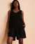 TROPIK Scoop Neck Romper Black 02300056 - View1