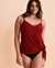 MAGICSUIT ALEX Knotted Tankini Top Burgundy 6006040 - View1