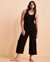 TURQUOISE COUTURE Sleeveless Jumpsuit Black 02300053 - View1