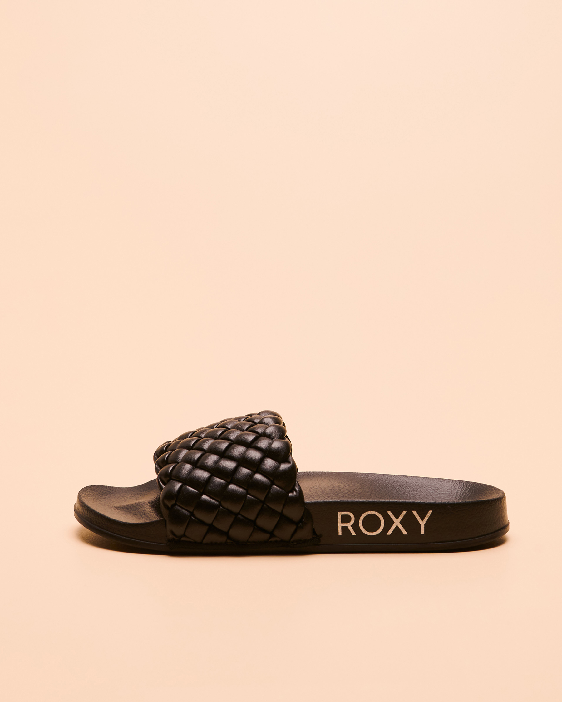 ROXY SLIPPY PUFF Sandals Black ARJL101052 - View2