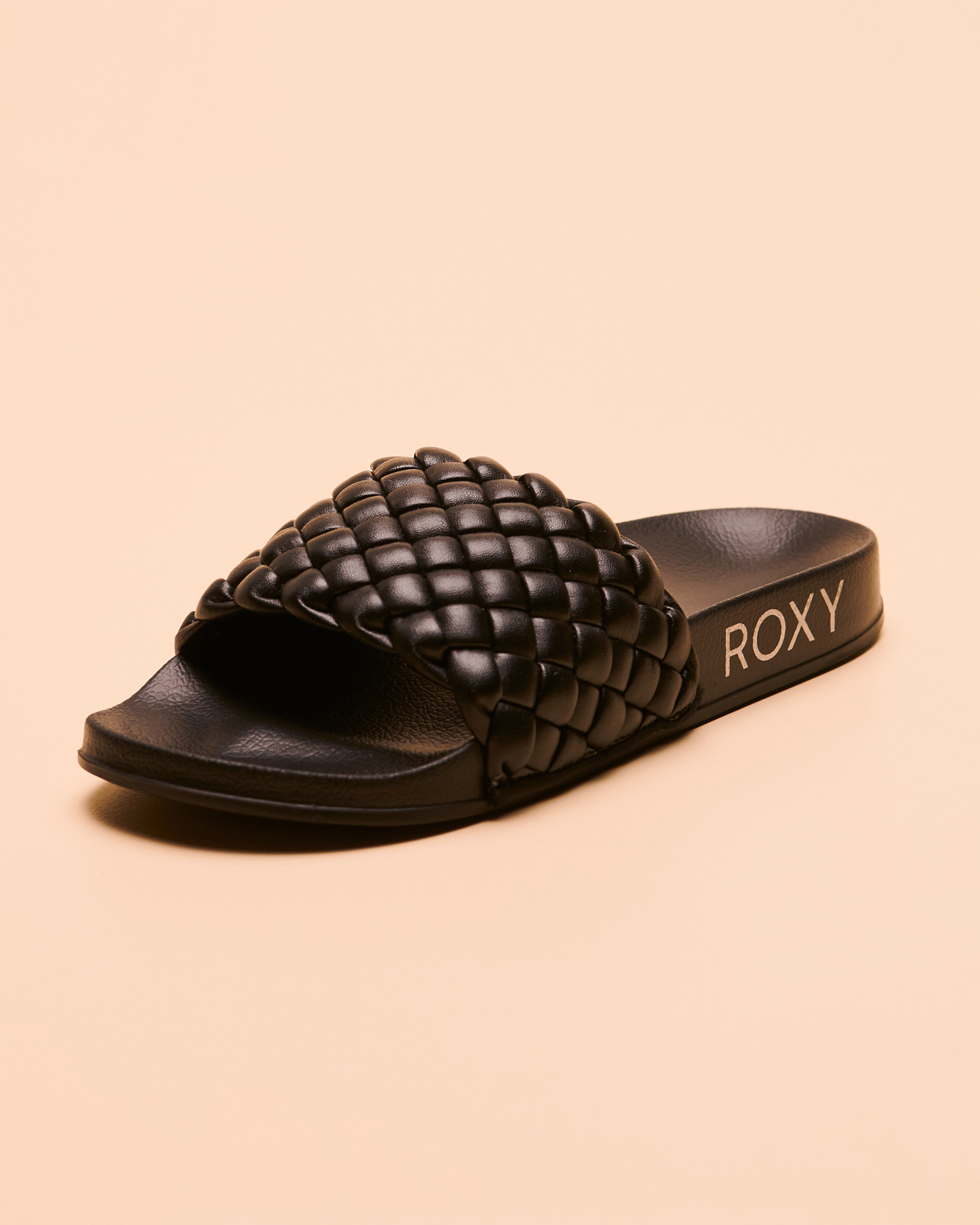 ROXY SLIPPY PUFF Sandals Black ARJL101052 - View3