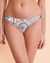 AZURA NARA Side Tie Bikini Bottom Blue print SS31265 - View1