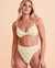 BILLABONG DAISY CHAIN Morgan Plunge Bikini Top Retro floral ABJX300616 - View1