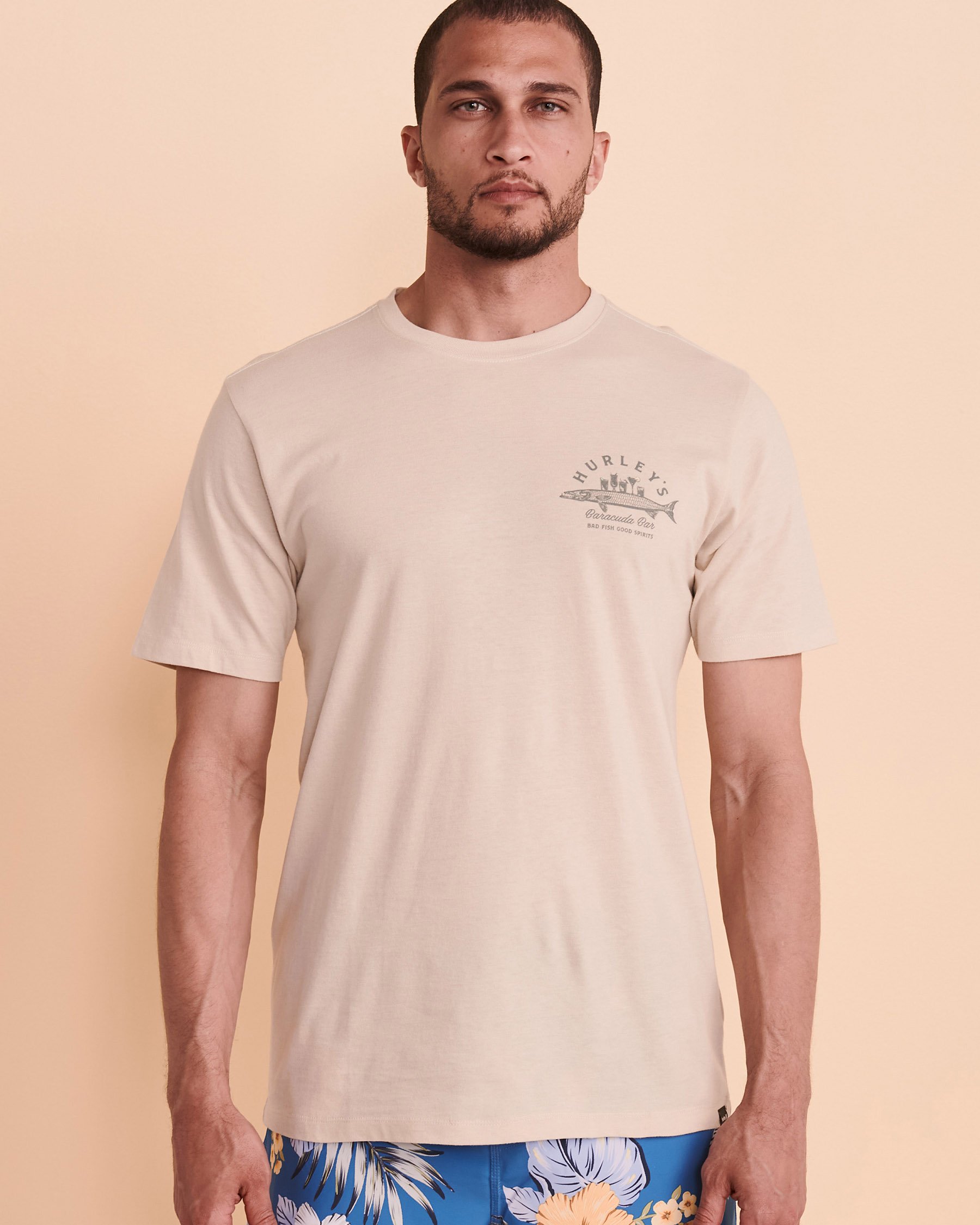 HURLEY BARACUDA BAR T-shirt White MTS0032820 - View3