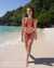 EIDON Sorbet Kali Textured Triangle Bikini Top Pink Raspberry 3521300 - View1