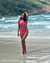 EVERYDAY SUNDAY Sexy Neons Triangle Bikini Top Flashy Pink ESBEAW02636 - View1