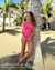 TROPIK Cabo Ribbed Cut-out One-piece Swimsuit Tropical Pink 01400074 - View1