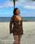 SEATONIC Short Mesh Dress with Ring Leopard 02300134 - View1