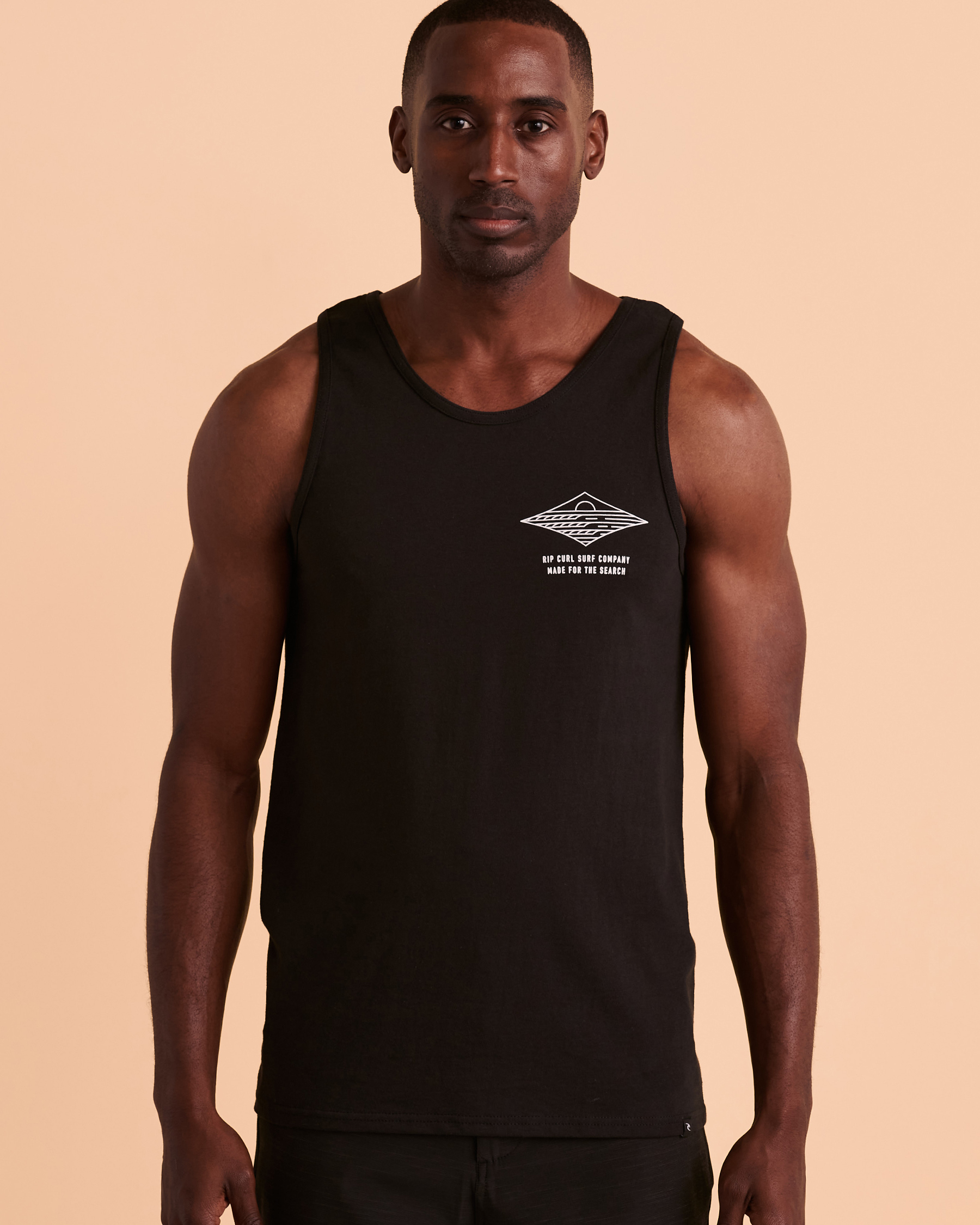 RIP CURL LINE UP Tank Top Washed black 09CMTE - View4
