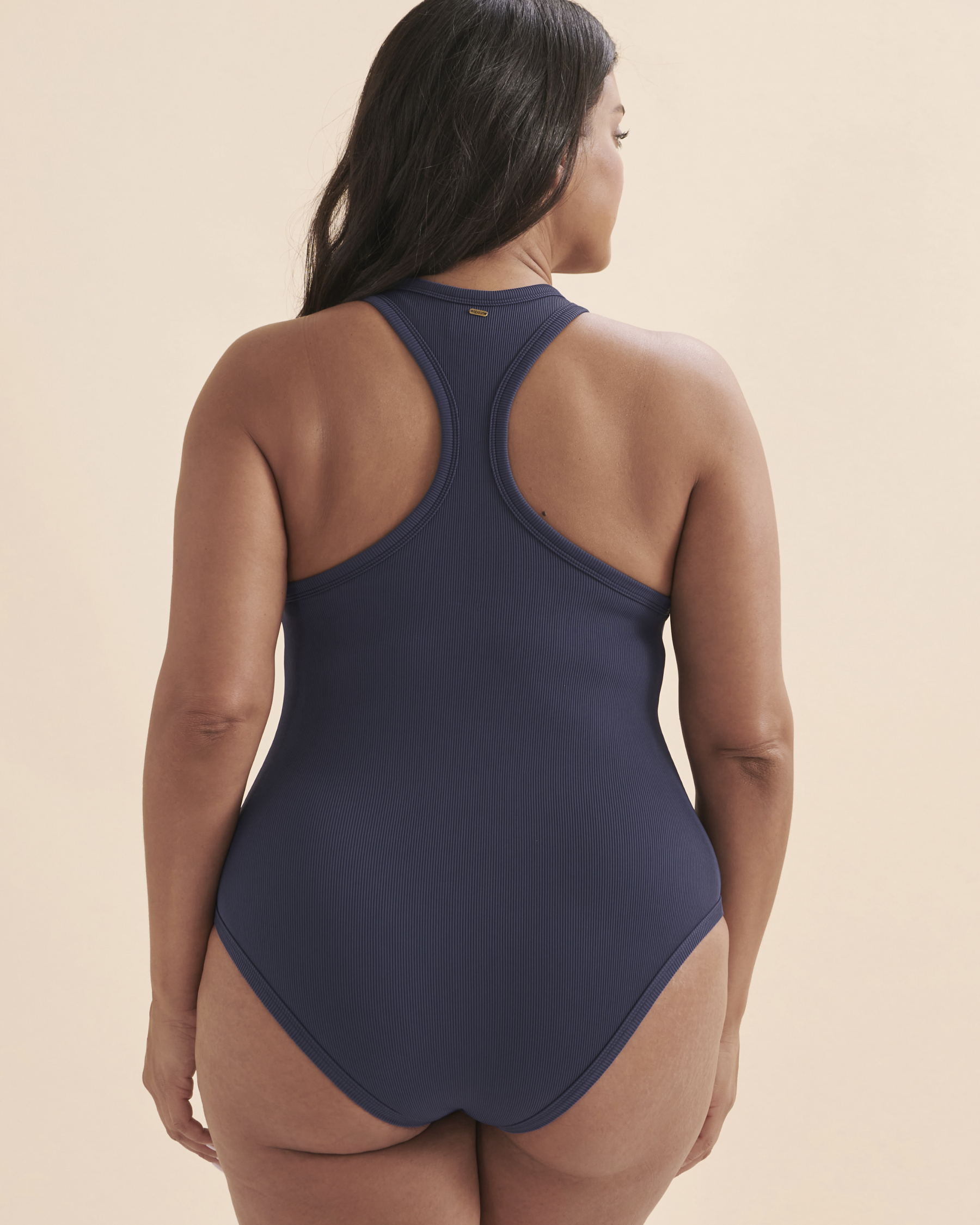 RIP CURL Surf Ribbed One-piece Swimsuit Dark blue 089WSW - View2
