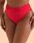 SEA LEVEL Bas de bikini taille haute croisée Essentials Eco Rouge SL4495ECO - View1