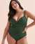 BLEU ROD BEATTIE Ring Master Draped One-piece Swimsuit Palm green RBRM24250 - View1