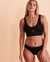 HURLEY MAX SOLID Bralette Bikini Top Black HT1168 - View1