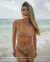 ROXY All About Sol High Leg Cheeky Bikini Bottom Solar Flowers ERJX404800 - View1