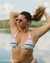 ROXY Stripe Soul Tiki Triangle Bikini Top Multicolor stripes ERJX305030 - View1
