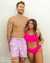KULANI KINIS Hibiscus Haze Volley Swimsuit Flowers TRUNK110HIBH - View1