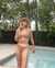 SANCTUARY NOCTURNAL DOTS Halter Bralette Bikini Top Ditsy dots SANS22132H - View1