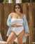 LA BLANCA LINEA COSTA Bandeau Bikini Top White LB2CE72 - View1